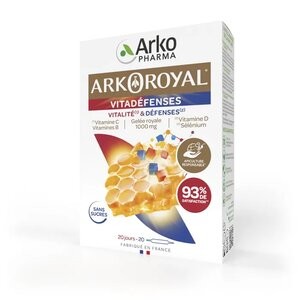 Arkopharma ArkoRoyal VitaDéfenses 20 Ampoules 10ml - Pharmacie Agnès Praden à Alès