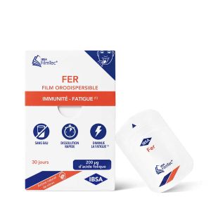 Ibsa FilmTec Fer 14mg 30 Films Orodispersibles - Pharmacie Agnès Praden à Alès