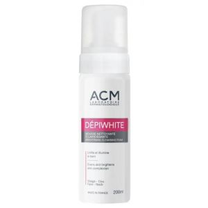 Acm Dépiwhite Mousse Nettoyante Éclaircissante 200 ml - Pharmacie Agnès Praden à Alès