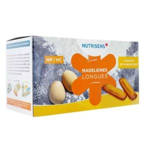Nutrisens Madeleines Longues HP/HC 4x6 Sachets 125g - Pharmacie Agnès Praden à Alès