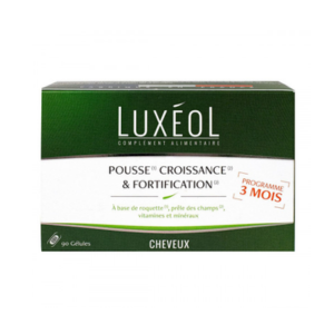 Luxéol Pousse, Croissance & Fortification 3 mois 90 gélules - Pharmacie Agnès Praden à Alès
