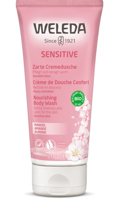 Weleda Crème douche amande 200 ml - Pharmacie Agnès Praden à Alès