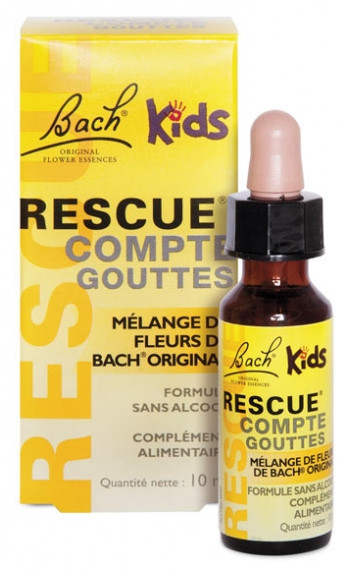 Fleur de Bach Rescue Kids Rescue Remedy Compte-gouttes 10 ml - Pharmacie Agnès Praden à Alès