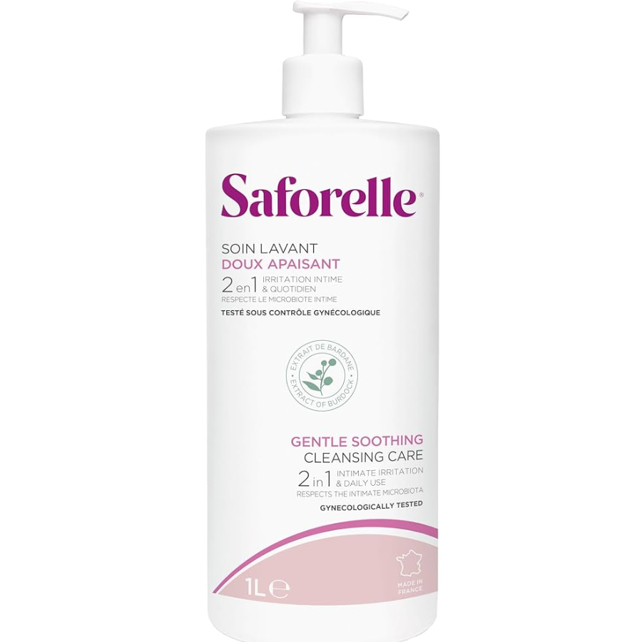 Saforelle Soin Lavant Doux Apaisant 1L - Pharmacie Agnès Praden à Alès