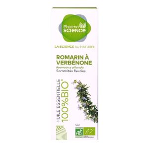 Pharmascience Romarin à Verbénone Huile Essentielle 5ml - Pharmacie Agnès Praden à Alès