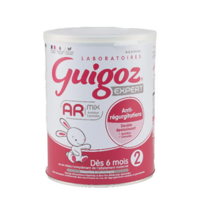 Guigoz Expert Anti-Régurgitations AR 2 Mix Amidon Caroube Lait 6 - 12 mois 780g  - Pharmacie Agnès Praden à Alès