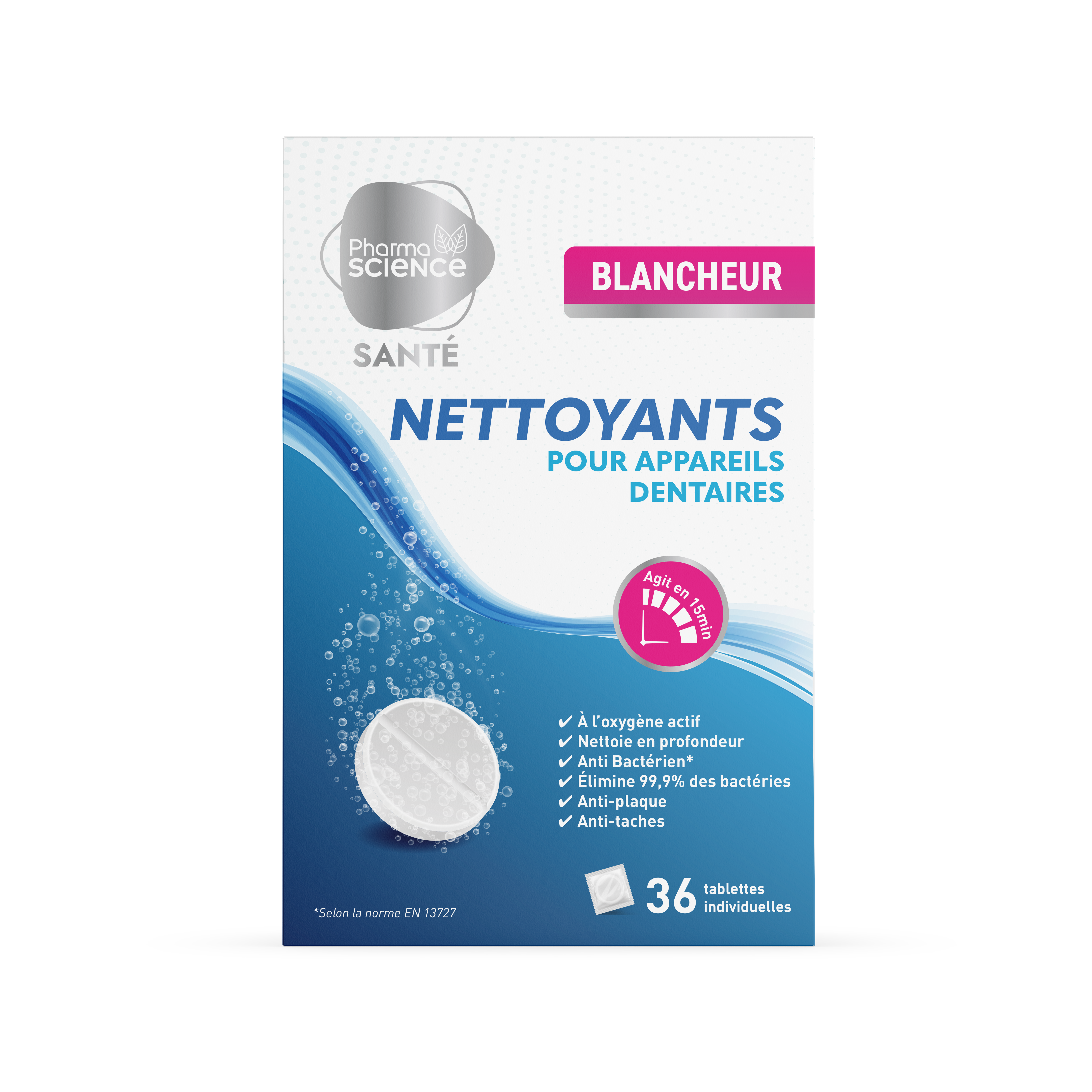 Pharmascience Nettoyants pour Appareils Dentaires x 36 - Pharmacie Agnès Praden à Alès