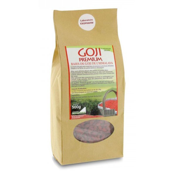 Goji Premium Baies de Goji de l'Himalaya 500g - Pharmacie Agnès Praden à Alès