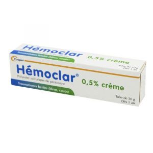  Hémoclar 0,5% Crème 30g - Pharmacie Agnès Praden à Alès