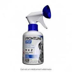 Boehringer Frontline Spray Cutane Anti Puces Tiques Et Poux Pour Chat Et Chien 250ml - Pharmacie Agnès Praden à Alès