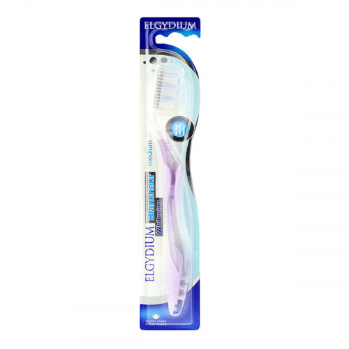 Elgydium brosse à dents blancheur medium - Pharmacie Agnès Praden à Alès