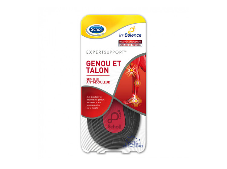 Scholl ExpertSupport Semelles Anti-Douleur Genou et Talon 1 Paire 40-42 - Pharmacie Agnès Praden à Alès