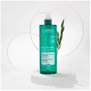 A-Derma Biology AC Gel Moussant Nettoyant Purifiant 400ml - Pharmacie Agnès Praden à Alès