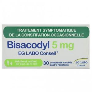 Eg Labo Bisacodyl 5 mg 30 Comprimés - Pharmacie Agnès Praden à Alès