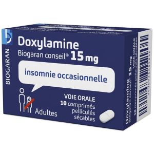  Doxylamine 15 mg 10 Comprimés - Pharmacie Agnès Praden à Alès