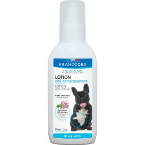 Francodex Lotion Anti Démangeaisons pour Chien 120ml - Pharmacie Agnès Praden à Alès