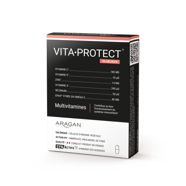 Aragan Vitaprotect 30 Gélules - Pharmacie Agnès Praden à Alès