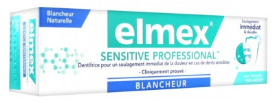 Elmex Sensitive Professional Blancheur 75 ml - Pharmacie Agnès Praden à Alès