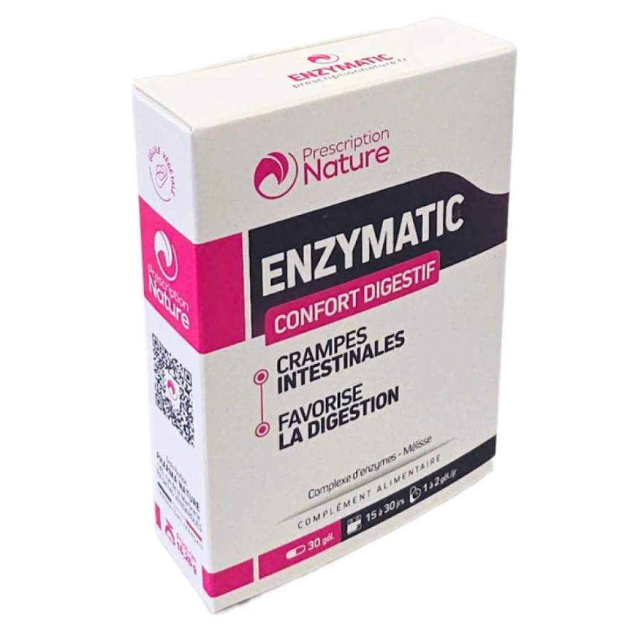 Prescription Nature Enzymatic 30 Gélules - Pharmacie Agnès Praden à Alès