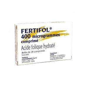Effik Fertifol 400 mg - 28 Comprimés - Pharmacie Agnès Praden à Alès