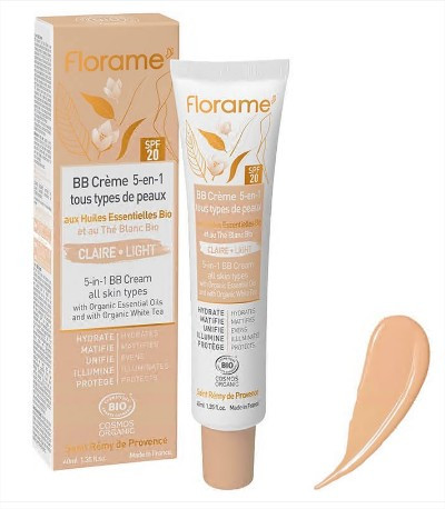 Florame bb crème 5 en 1 teinte claire 40 ml - Pharmacie Agnès Praden à Alès