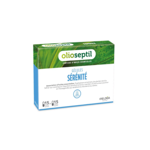Olioseptil Sérénité 15 Gélules Sèches + 15 Gélules Liquides - Pharmacie Agnès Praden à Alès