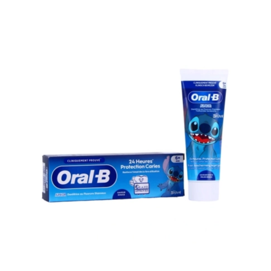ORAL B Kids Dentifrice Protection Caries Stitch - 75ml - Pharmacie Agnès Praden à Alès