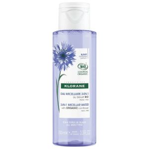 Klorane Bleuet Eau Micellaire 3-en-1 Bio 100ml - Pharmacie Agnès Praden à Alès