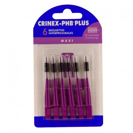 Crinex Phb Brossettes Interdentaires Maxi x6 - Pharmacie Agnès Praden à Alès
