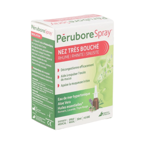 Perubore Spray Nez Très Bouché 30 ml - Pharmacie Agnès Praden à Alès