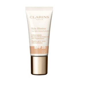Clarins Skin Illusion Tinted Moisturizer SPF25 15ml Teinte 02  - Pharmacie Agnès Praden à Alès