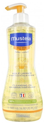 Mustela huile lavante 500ml flacon pompe - Pharmacie Agnès Praden à Alès