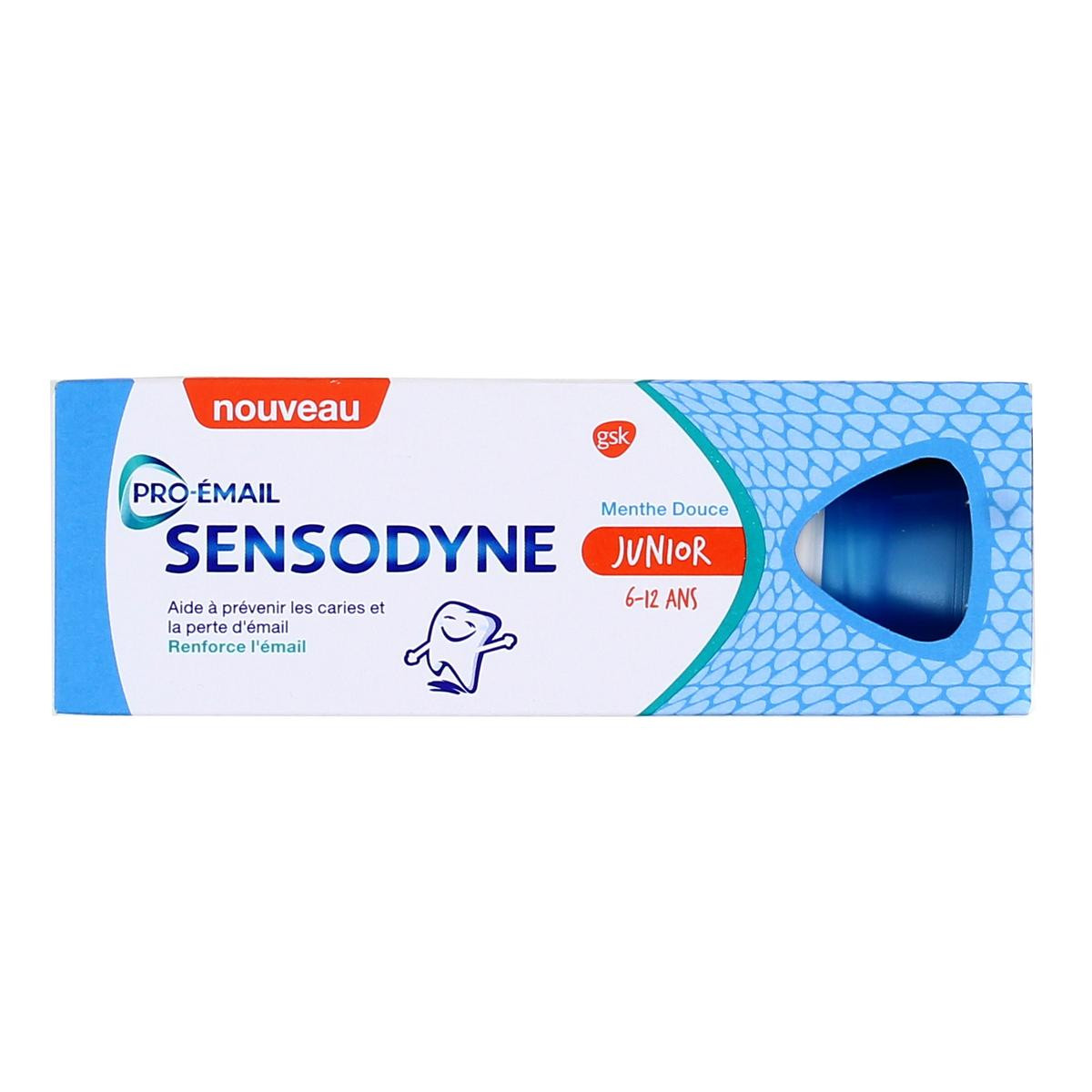 Sensodyne Junior Pro-émail Dentifrice 6-12 ans - Pharmacie Agnès Praden à Alès