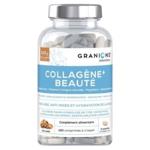 Laboratoire Des Granions Collagène+ Beauté Goût Cookie 120 Comprimés À Croquer  - Pharmacie Agnès Praden à Alès