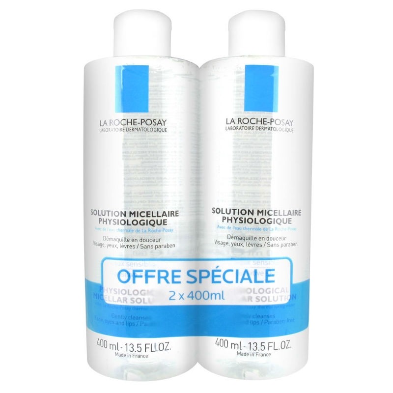 La Roche-Posay Solution Micellaire 2 x 400 ml - Pharmacie Agnès Praden à Alès