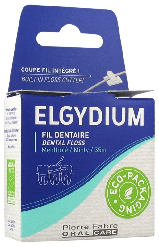 Elgydium fil dentaire eco packaging - Pharmacie Agnès Praden à Alès