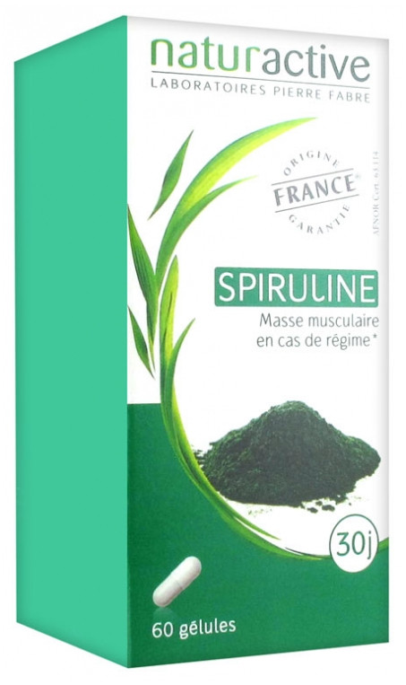 Naturactive Spiruline 60 Gélules - Pharmacie Agnès Praden à Alès