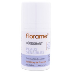 Florame Déodorant 24H Peaux Sensibles Bio 50 ml - Pharmacie Agnès Praden à Alès