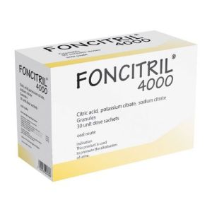 Serp Foncitril 4000 Alcalinisation des Urines 30 Sachets - Pharmacie Agnès Praden à Alès