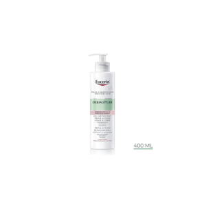 Eucerin DermoPure Gel Nettoyant Triple Action 400ml - Pharmacie Agnès Praden à Alès