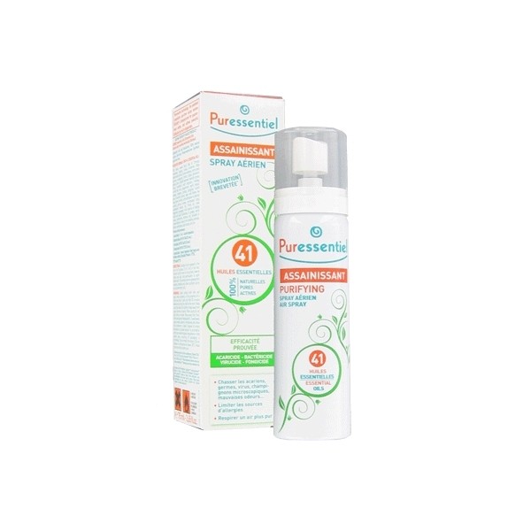 Puressentiel Assainissant Spray Aérien aux 41 Huiles Essentielles 75 ml - Pharmacie Agnès Praden à Alès