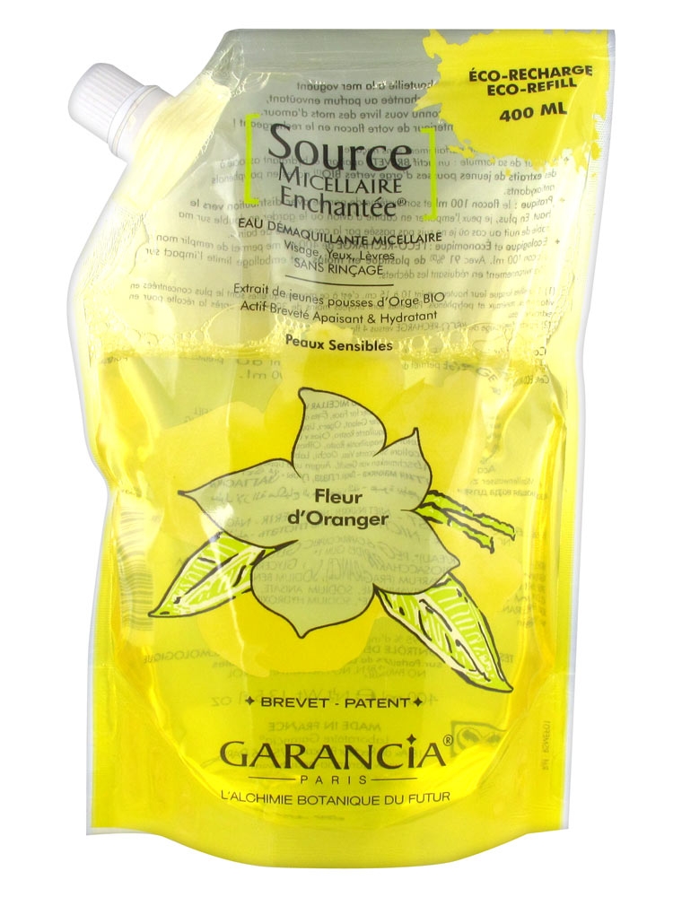 Garancia Source Enchantée Eau Démaquillante Fleur d'Oranger 400ml - Pharmacie Agnès Praden à Alès