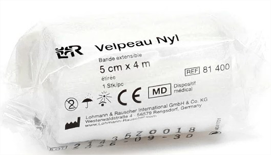 Velpeaunyl Bande extensible 4m x 5cm - Pharmacie Agnès Praden à Alès