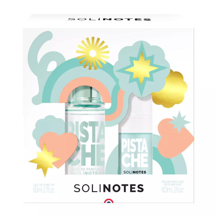 Solinotes Coffret Duo Pistache Brume Parfumée 60ml + Eau De Parfum 50ml 