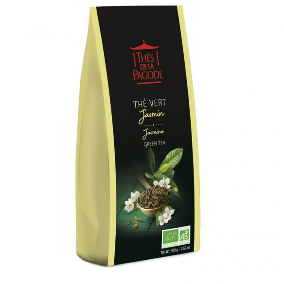Thés de la Pagode Thé Vert Jasmin 100g - Pharmacie Agnès Praden à Alès