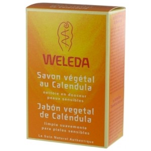 Weleda savon végétal calendula 100g - Pharmacie Agnès Praden à Alès