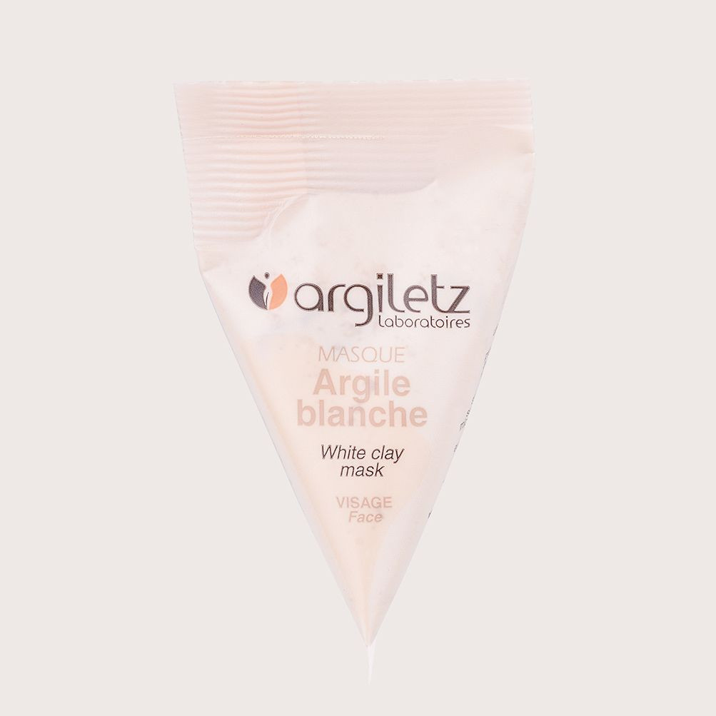 Argiletz Masque Argile Blanche Berlingot 15ml - Pharmacie Agnès Praden à Alès