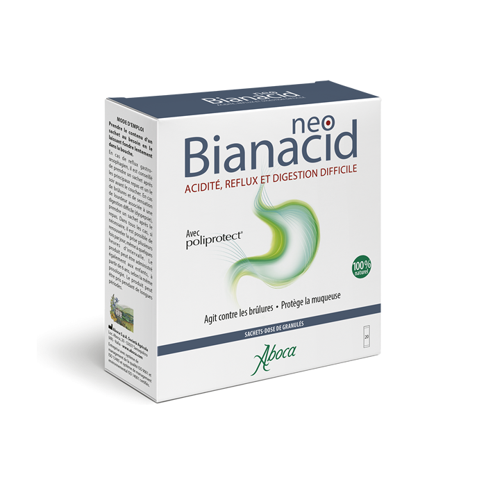 Aboca Neobianacid 20 sachets dose de granules - Pharmacie Agnès Praden à Alès