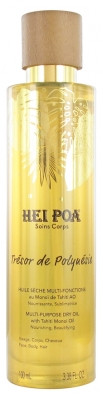 Hei Poa Soins Corps Trésor de Polynésie Huile Sèche Multi-Fonctions 100 ml - Pharmacie Agnès Praden à Alès