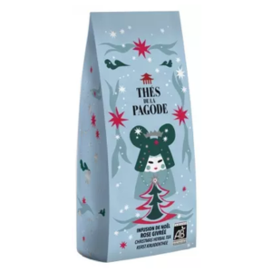  Thés de la Pagode Infusion de Noël Rose Givrée Bio 50 g - Pharmacie Agnès Praden à Alès